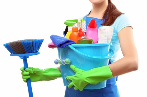 House cleaning team working in an SE4 home