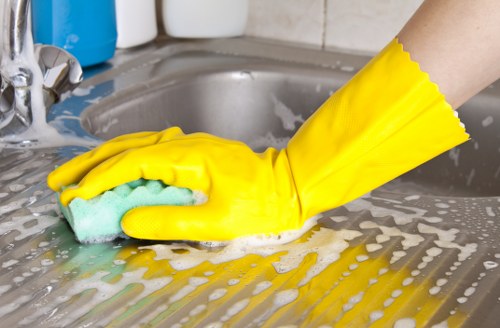 Kitchen and bathroom cleaning in a SE4 property