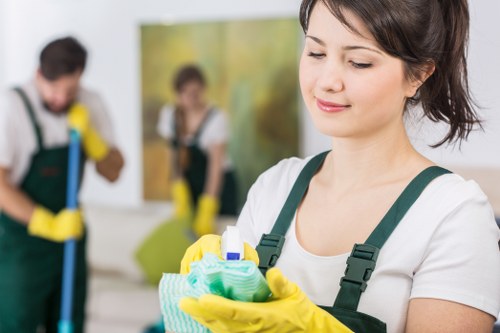 Commercial carpet cleaning for an office space in SE4